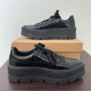 Puma X Fenty Pointy Creeper Platform Sneakers Size 7 Lace up Goth, Dark Academia